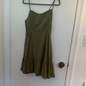 Old Navy Olive Green Mini Dress